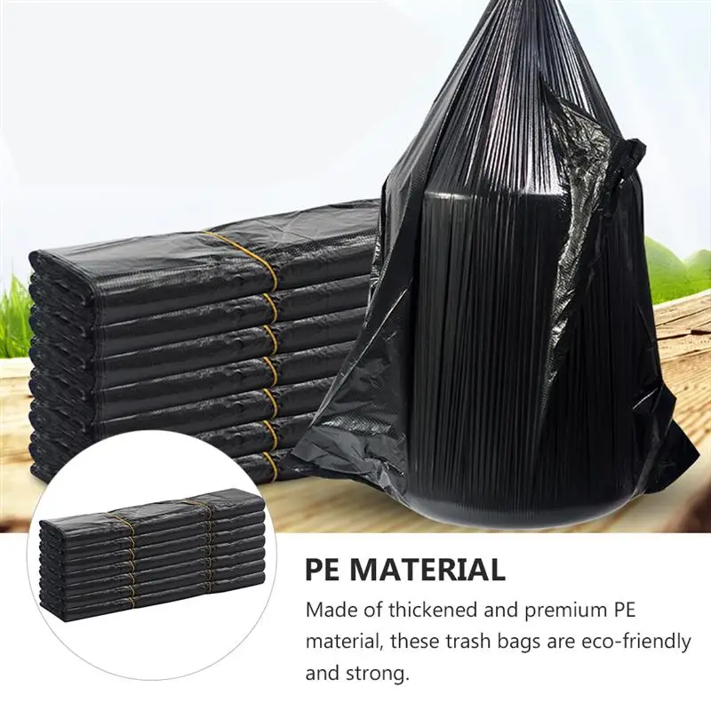 

50Pcs Disposable Garbage Bags Kitchen Plastic Bag Household Practical Bag Waste Container For School Home Restaurant Office