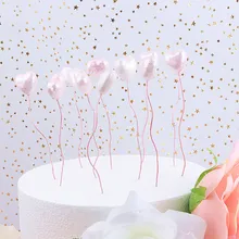 Жемчуг Любовь выпечки Десерт Торт Топ пирожное для дня рождения Топпер Свадьба детский душ вечерние торт Топ украшение в виде флага