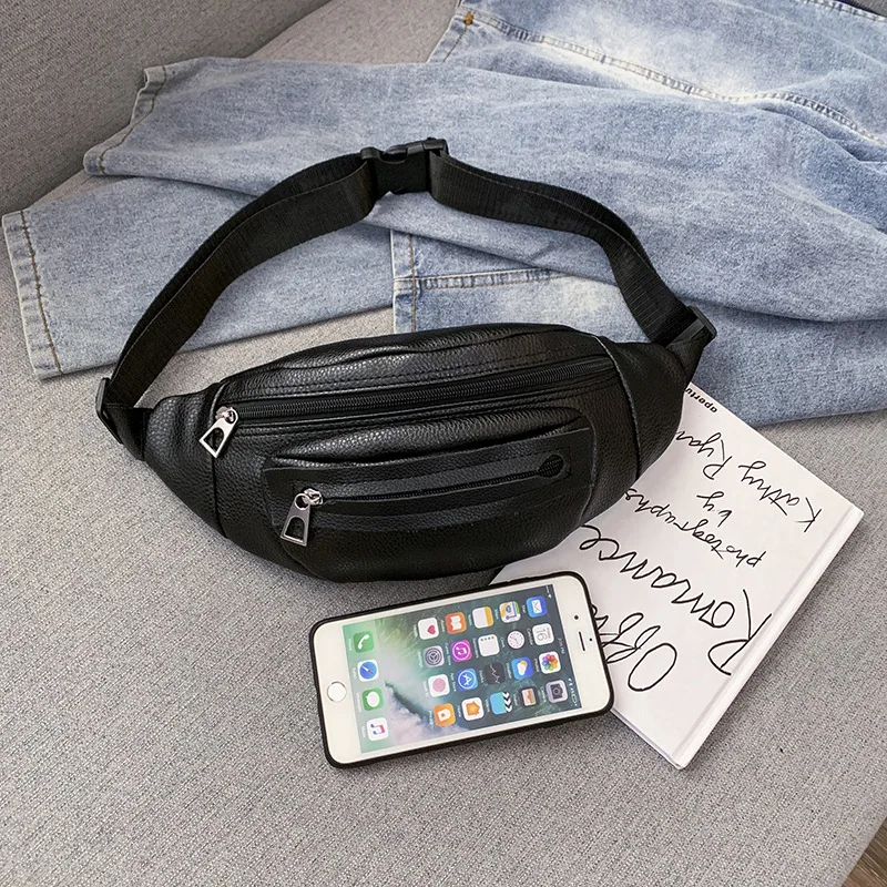 

New Style Fashion Pu Large-Volume Casual Outdoor Travel Wallet Women's Cross-body Dual Purpose Multi-functional Chest Pack