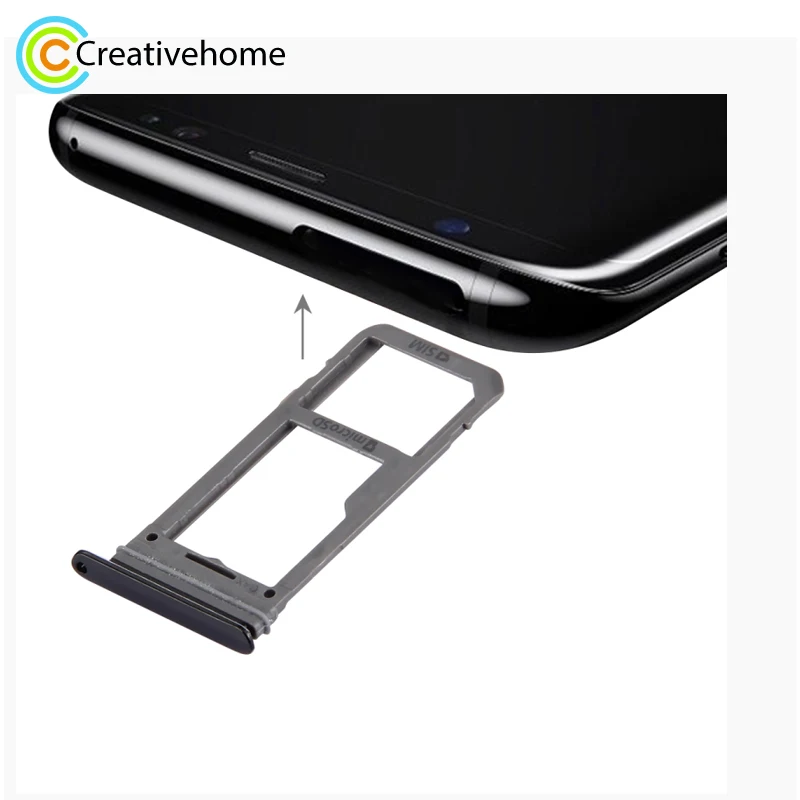 Держатель лотка для sim-карты для Galaxy S8, слот для карты SD, лоток для sim-карты, адаптер для ремонта, запасные аксессуары