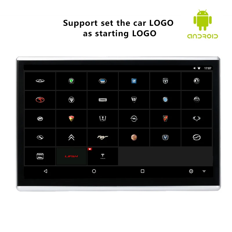 11,6 дюймов Android 6,0 Автомобильный подголовник монитор 1920*1080 HD 1080P видео сенсорный экран wifi/Bluetooth/USB/SD/HDMI/FM MP5 видео плеер