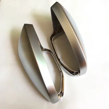 

BODENLA Matt Chrome Mirror Cover Rearview Side Mirror Cap S Line For Audi 2019 A6 C8 A7 2018-2019 A8