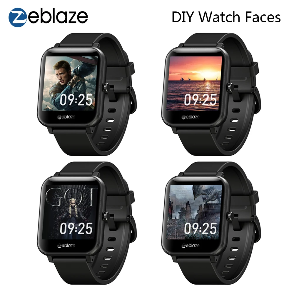 Оригинальные Смарт часы Zeblaze GTS с Bluetooth вызовом для мужчин 1 54 дюймов IP67
