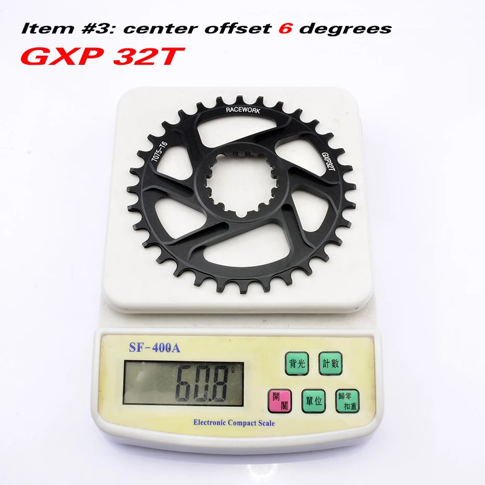 Бесплатная доставка RACEWORK Fahrrad кеттенблатт 30 34 36 38t Engen Breite мех GXP XX1 XO CNC AL7075