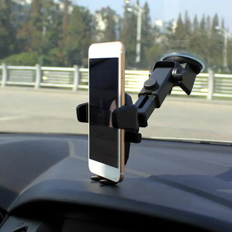 360 градусов вращение Авто стол держатель телефона лобовое стекло автомобиля gps подставка присоска