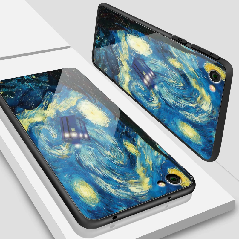 Модный чехол из закаленного стекла для Xiaomi 5X6X8 9 SE A1 A2 Lite для Redmi Note 6 7 4X 5A Pro Prime роскошный защитный чехол - Цвет: W180