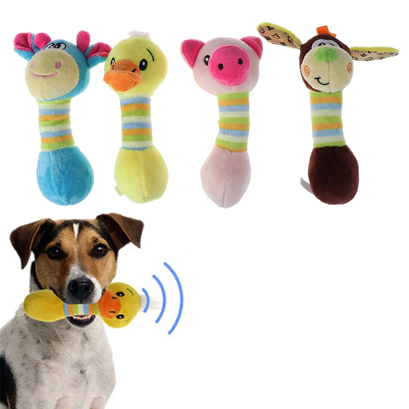 funny dog toys stuffed dog sustainability chew cat toys squeak noise made Lovely Pet toy Dog plush toy duck pig deer