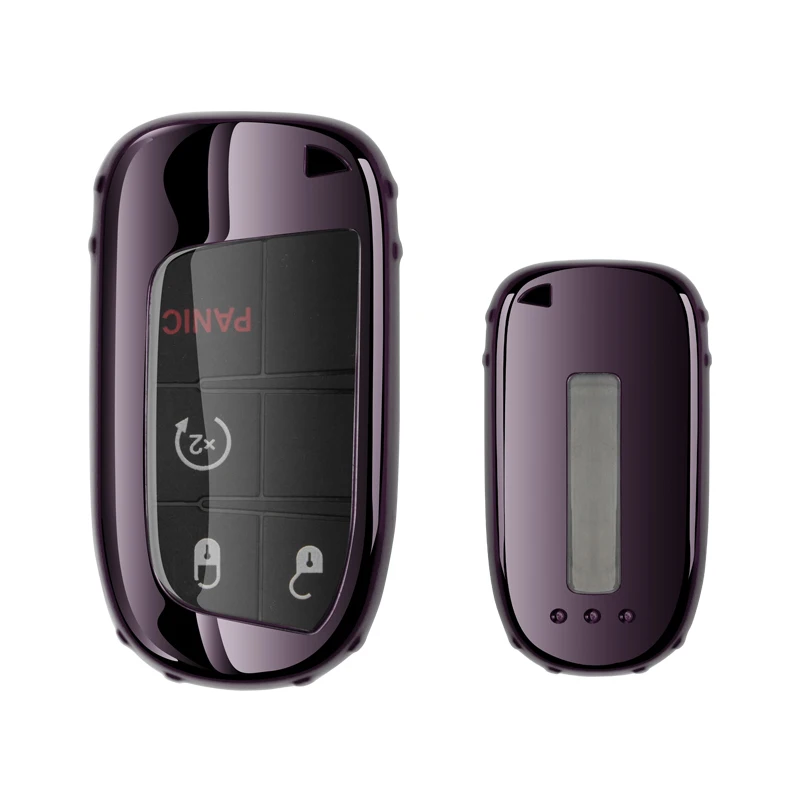 TPU Car Remote Key Full Cover Case portachiavi per Fiat Jeep Renegade Grand Dodge Ram 1500 Journey Charger Dart Challenger Chrysler - He612630c333f4bd7bb79b02531c26931r