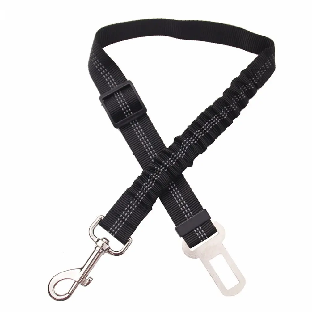 

Car dog elastic recoil seat belt Buffer Elastic force Reflective Safety rope Polyester Zinc alloy Expansion joint