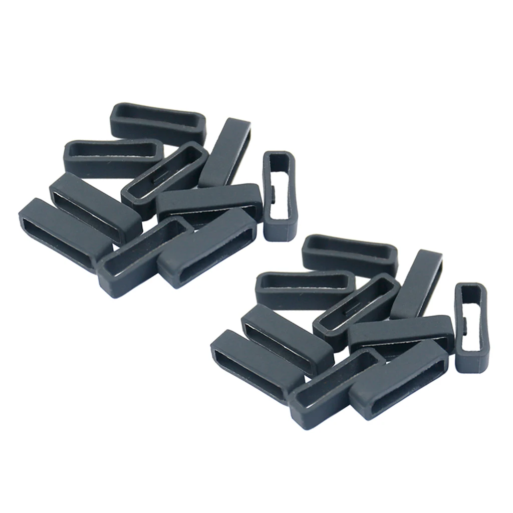 

20x 22mm Rubber Fastener Ring Watch Security Loop for Garmin Forerunner 235