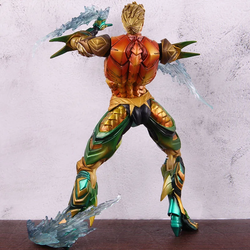 DC Comics Play Arts Justice League Aquaman Figure Superhero DC Aquaman Action Figure PVC Collectibl