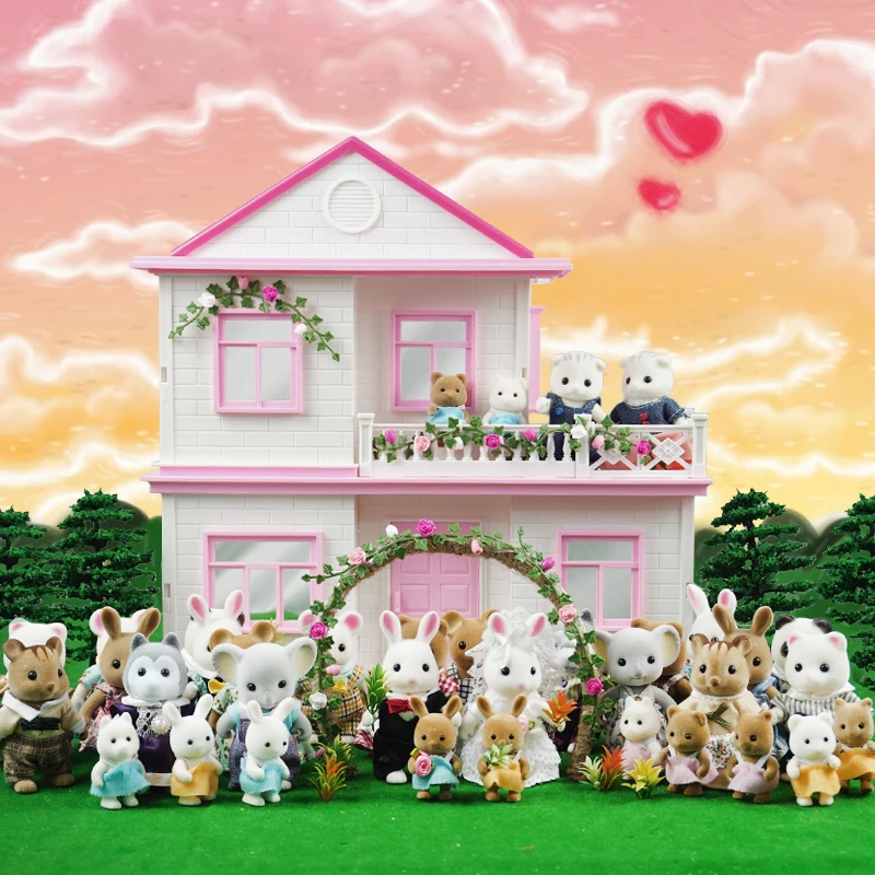 Children's Miniature Toy | Animal Dollhouse Villa