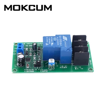 

DC 12V 200s Delay Relay Module 30A Switch Controller Adjustable Power-ON Delay Circuit