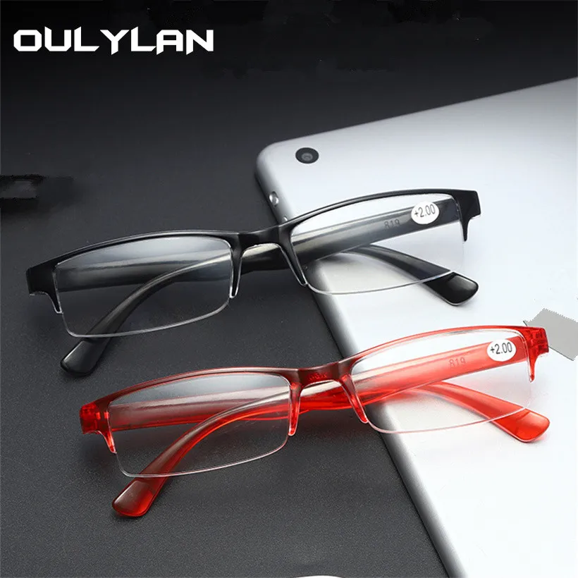 Oulylan, мужские ультралегкие очки для чтения, женские ретро очки для дальнозоркости, очки для чтения с диоптриями, 1,0 4,0