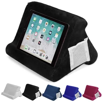 

New Tablet Cushion Stand, Multi-Angle Soft Pillow Lap Stand, Tablet Stand Pillow Holder For Tablets, EReaders, Smartphones HOT