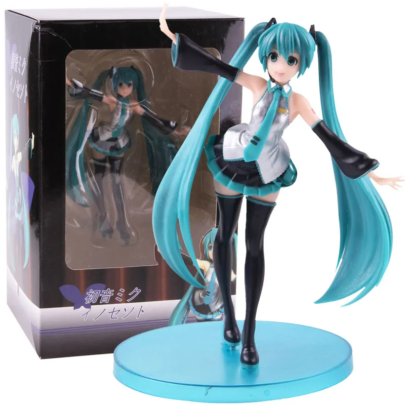 Аниме украшения с названием песни «Hatsune Miku, игрушка из ПВХ, движущаяся фигурка Коллекционная модель игрушка