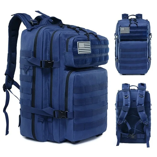 Blue Refire Шестерни военный тактический рюкзак Для мужчин 45L большой Ёмкость MOLLE армейская штурмовой рюкзак сумка Водонепроницаемый Повседневное тренажерные залы, дорожные сумки - Цвет: Blue