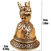 Chinese Zodiac Brass Handicraft Casting Magic Bell Key Wind Bell Tibetan Bronze Bell Creative Gift Home Decoration Pendant 3