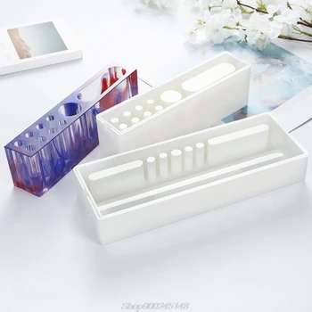

2Styles Liquid Multi-Functional Pen Holder Epoxy Resin Molds Storage Box Pencil Holder Silicone Mold Jy15 20 Dropship