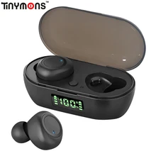 TWS Bluetooth Earphone in ear HiFi Stereo Wireless Earbuds Battery Display Charging Box With Mic Call 5 0 For iPhone Android