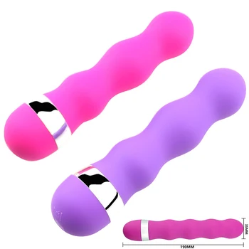 AV Vibrator Realistic Dildo Vibrator Erotic G Spot Magic Wand Anal Beads Vibrators Lesbian Masturbator Sex Toys 6