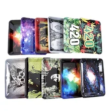 Tobacco Rolling Tray Storage Plate for Smoking Herb Grinder Cigarette Container Handroller 18cm*12.5cm
