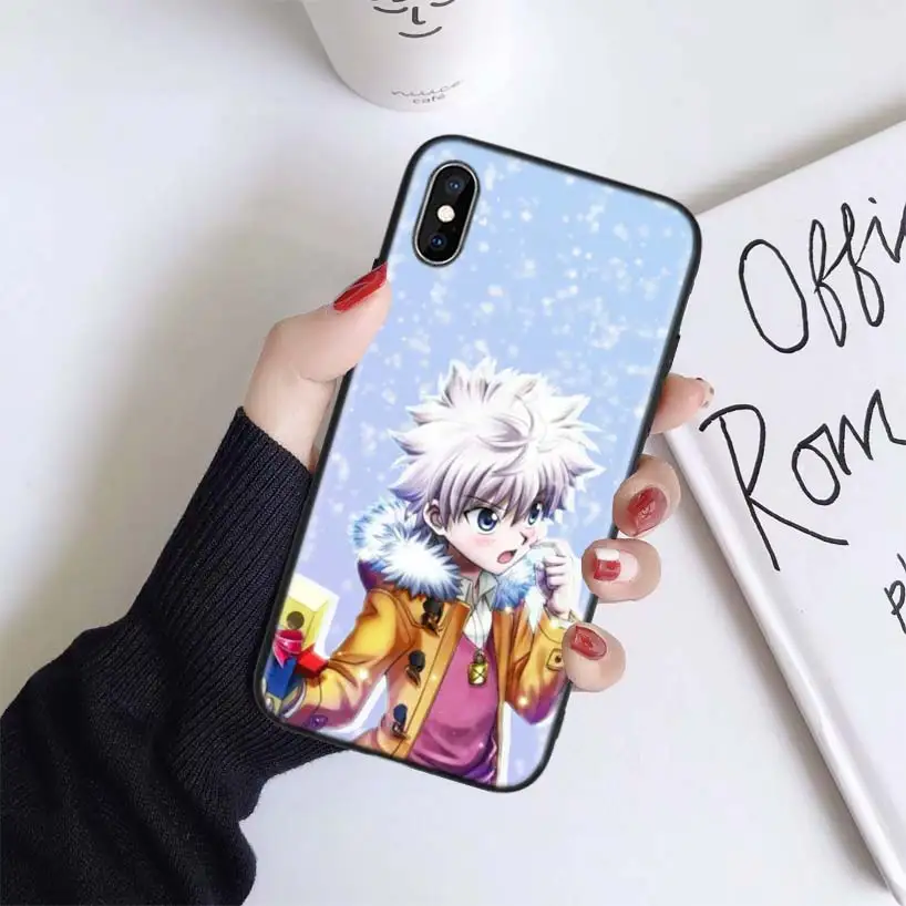 Anime hunter Case for Apple iphone 11 Pro XR XS Max X 7 8 6 6S Plus 5 5S SE Black Silicone Phone Cover Coque - Цвет: BS059-4