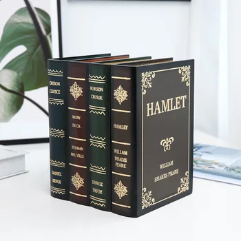 

Creative Retro Fake Book Simulation Book Wine Cabinet Decoration Study Office Decoration Props Ornaments