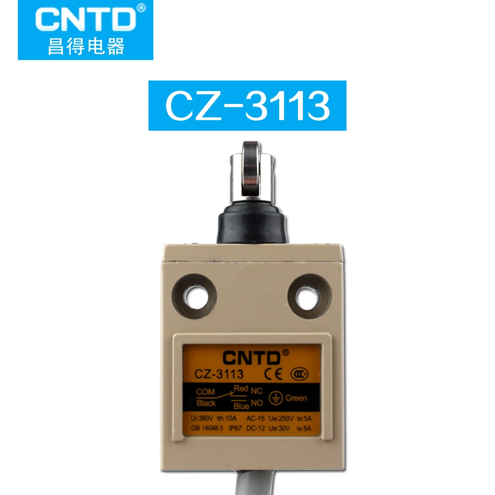 CZ-3113 CNTD CZ-3 серии переключатель Ограничения рабочего хода 380V Ip67 CZ-3101CZ-3102 CZ-3103 CZ-3104 CZ-3108 CZ-3111 CZ-3112 CZ-3113 CZ-3167 CZ-3169 - Цвет: CZ-3113
