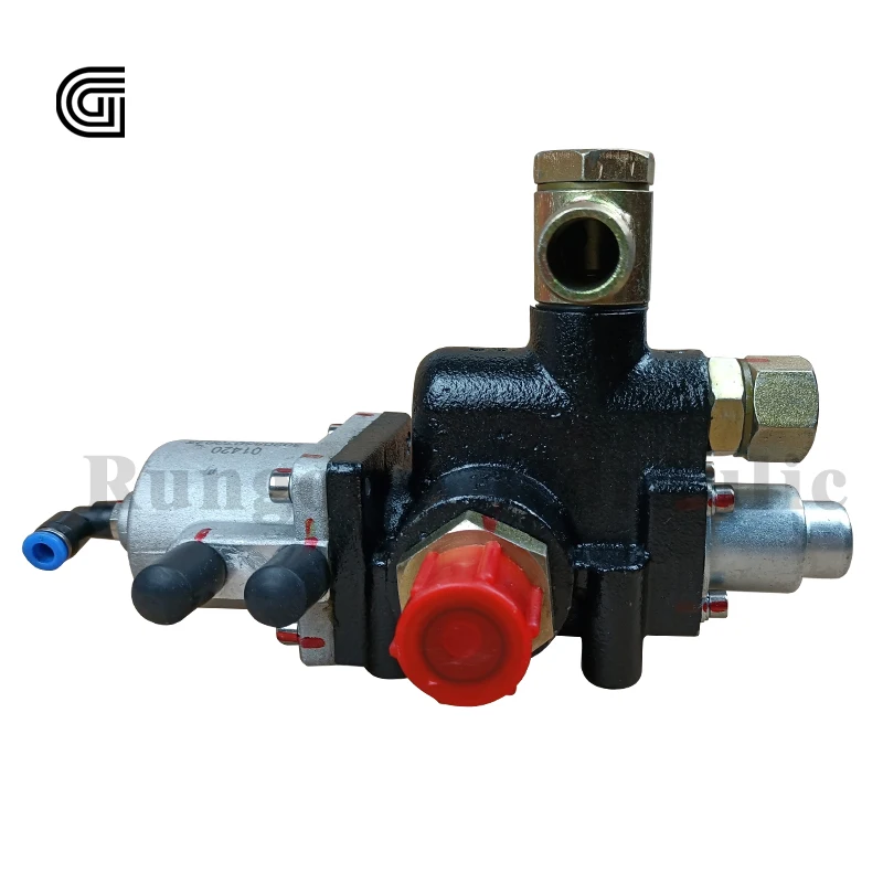 Autocarro Con Cassone Ribaltabile Valvola Di Sollevamento Controllo Pneumatico Uguale A Hyva Ribaltabile Manuale Idraulico Pt Maniglia Pneumatica Cami