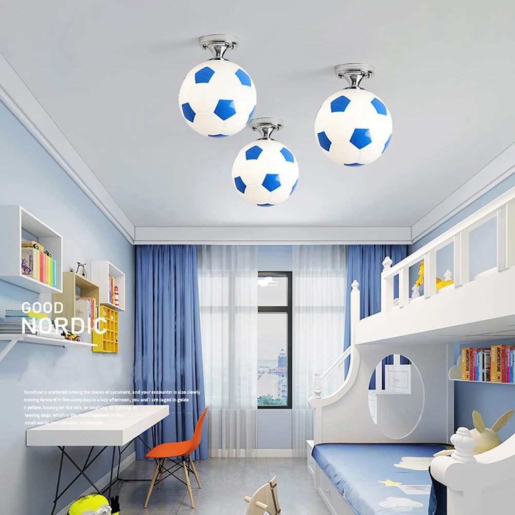 LED Decken Leuchte Kinder Spiel Zimmer Beleuchtung Fußball Design Jungen Lampe 