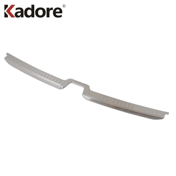 

For Volvo XC60 XC 60 2018 2019 Rear Bumper Protector Car Rearguards Stickers Trunk Guard Sill Plate Scuff Trim Cover