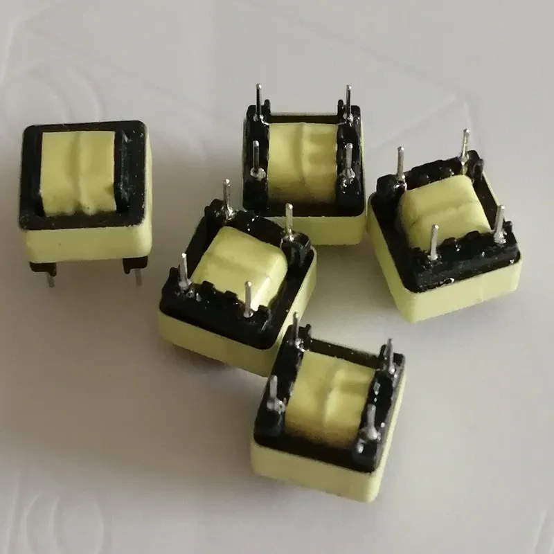 10 Pcs Ee Shape Ferrite Core Inductor Choke Ee10 4 Pin Ferrite Bead