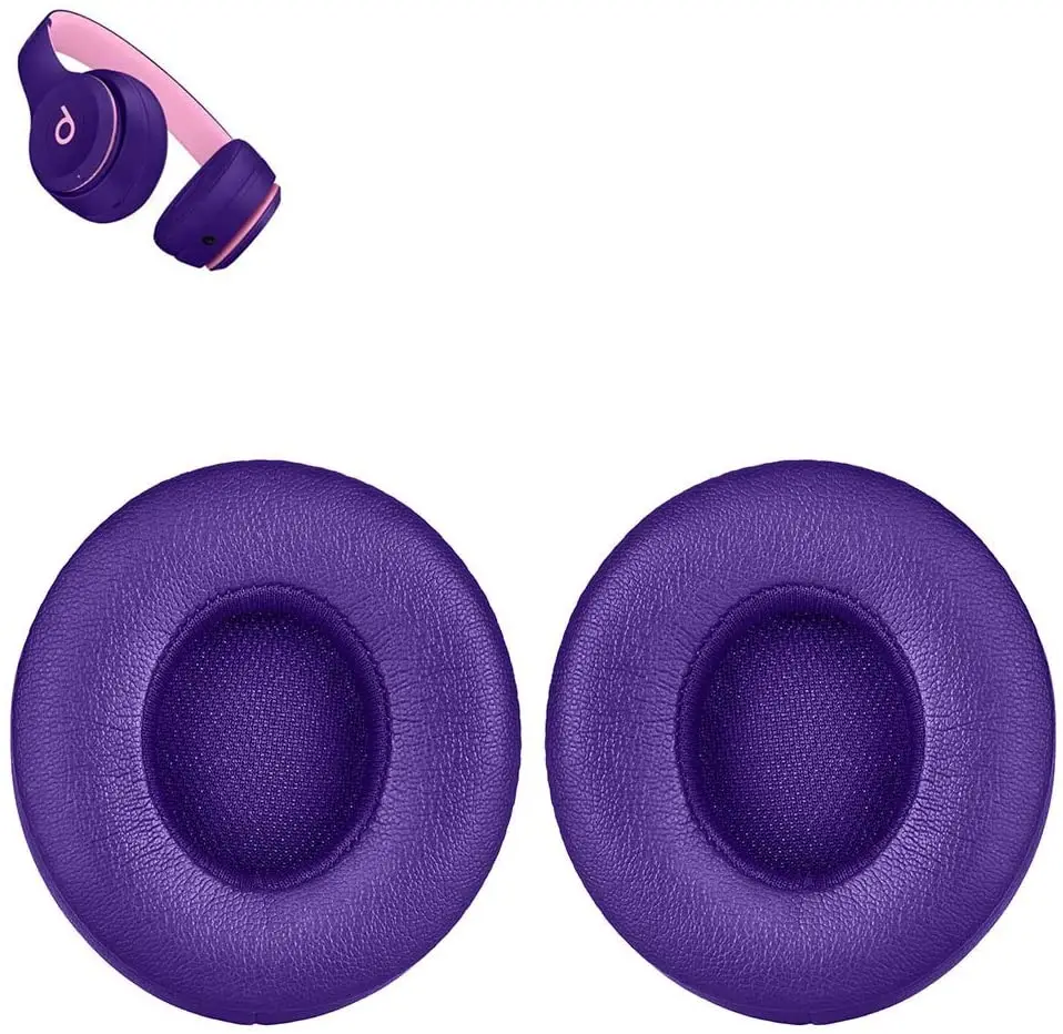 Replacement Earpads Cushions Muffs for Beats Solo 3 Solo 2 Wireless On Ear Headphones Repair Parts