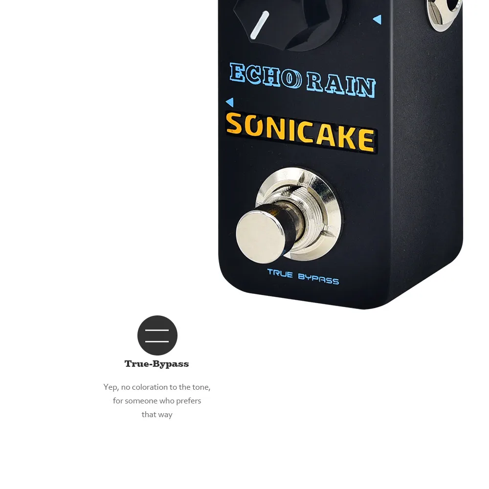 Sonicake Echo Rain цифровые гитарные педали с эффектом Delay истинный аналоговый сигнал путь Чистый Теплый отзывы QSS-03