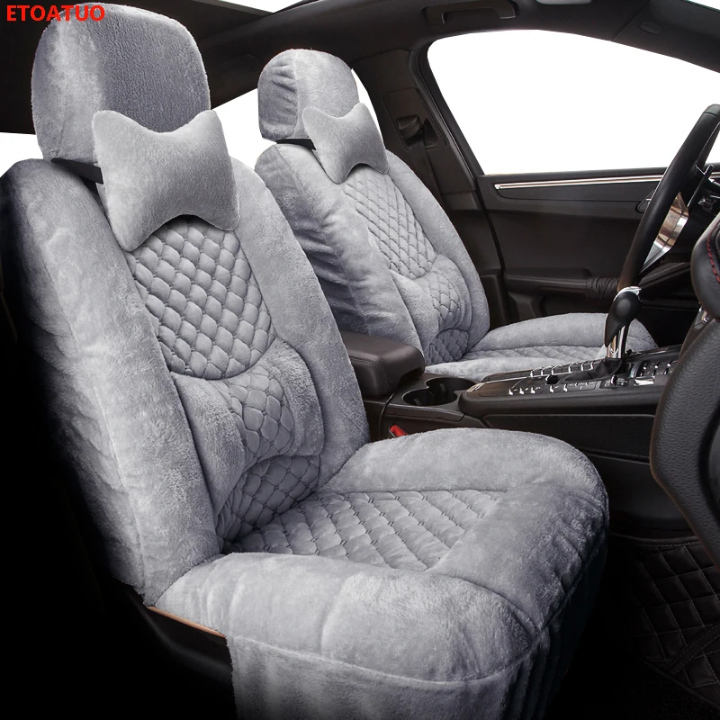 Зимние автомобильные чехлы на сиденья плюшевые для SUBARU brz wrx legacy forester xv outback