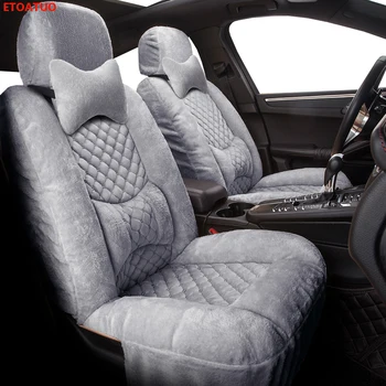 

ETOATUO Winter Auto Full coverage Seats Covers Plush Car Seat Cover for Geely gc6 mk geely atlas car covers auto accessories car