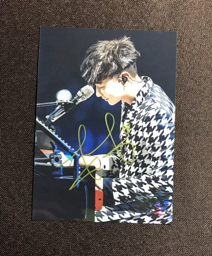 7 Ручная подписка JJ Lin фото с автографом автографы 5*7 89L - Цвет: 7