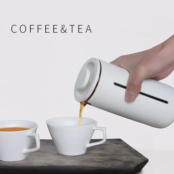 

450ml Heat-Resistant Pour Over Coffee Maker Set Glass French Press Coffee Pot with Filter Sharing Pot Kettle Teapot Tool Barista