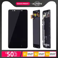 AMOLED Дисплей для NOKIA Lumia 950 LCD в сборе с тачскрином на рамке черный