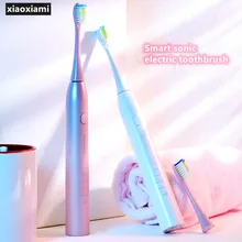 Электрическая зубная щетка Sonic Wave, перезаряжаемая, высокое качество, водонепроницаемый, умный таймер, слишком лучший подарок, щетки для глубокой очистки, отбеливающие