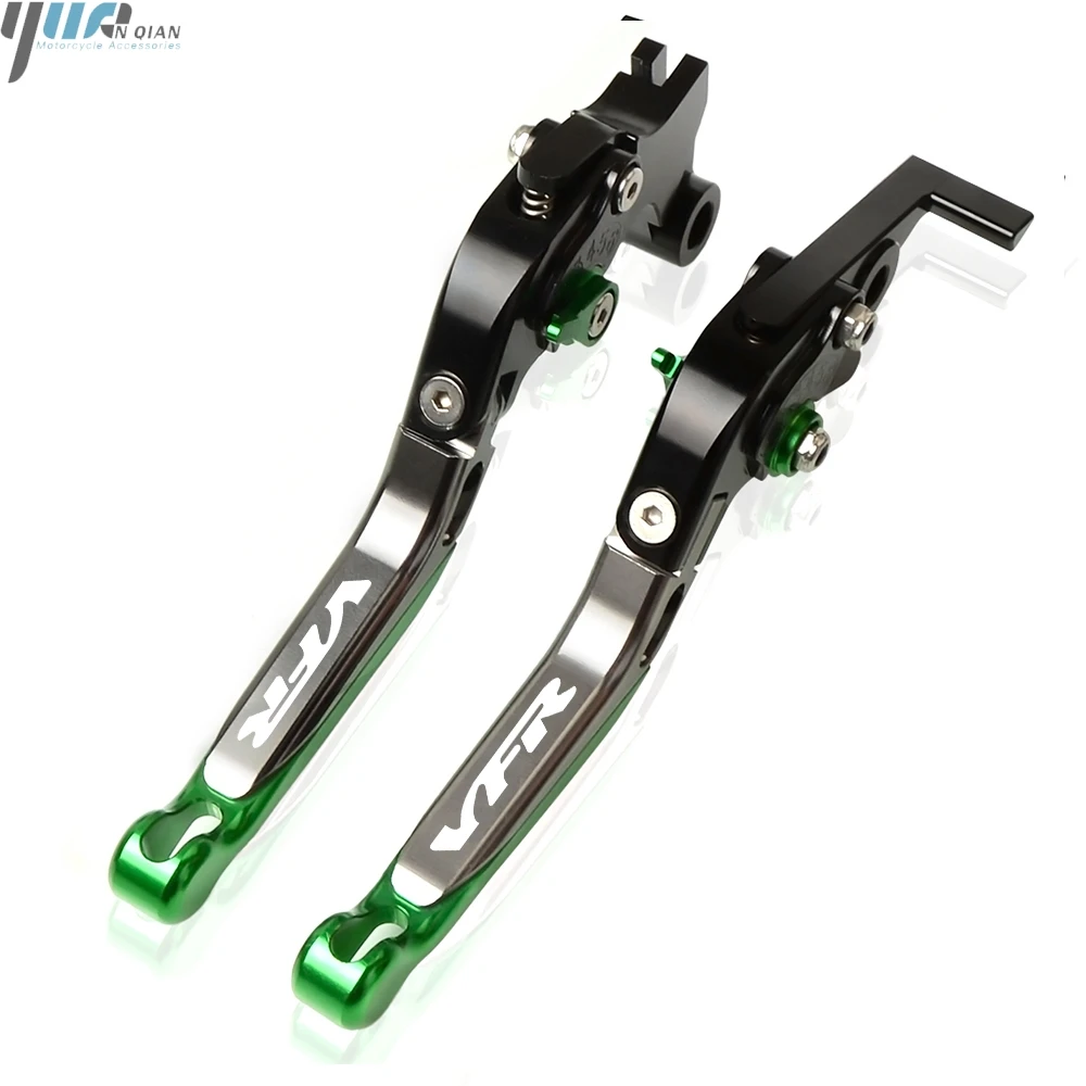 Для Honda VFR750 VFR 750 1991-1997 VFR800 2012- CNC регулируемые, для гонок мотоцикла тормозные рычаги сцепления аксессуары для мотоциклов - Цвет: GEBKGYGE