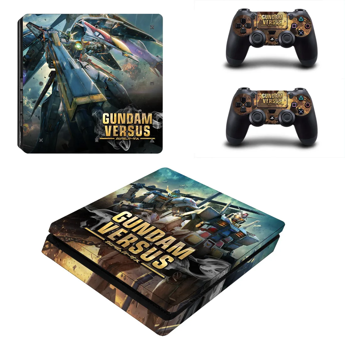 Gundam Versus PS4 Slim sticker s PS 4 Play station 4 Slim Skin sticker Pegatinas для playstation 4 Slim консоли и контроллера