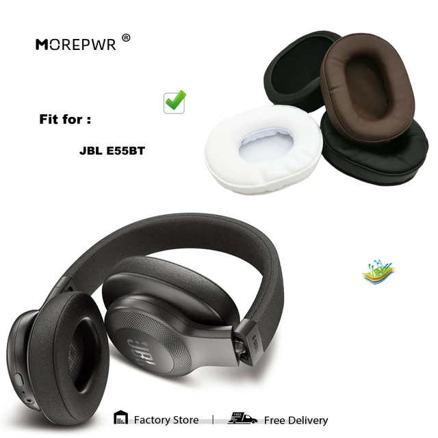 Milliard inden længe Skulle Replacement Ear Pads for JBL E55BT E55 BT E-55BT Headset Parts Leather  Cushion Velvet Earmuff Earphone Sleeve Cover _ - AliExpress Mobile