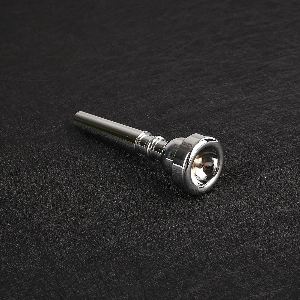 3C Music Trumpet Mouthpiece 3C/5C/7C Silver For Student Alloy High quality - Цвет: 3C