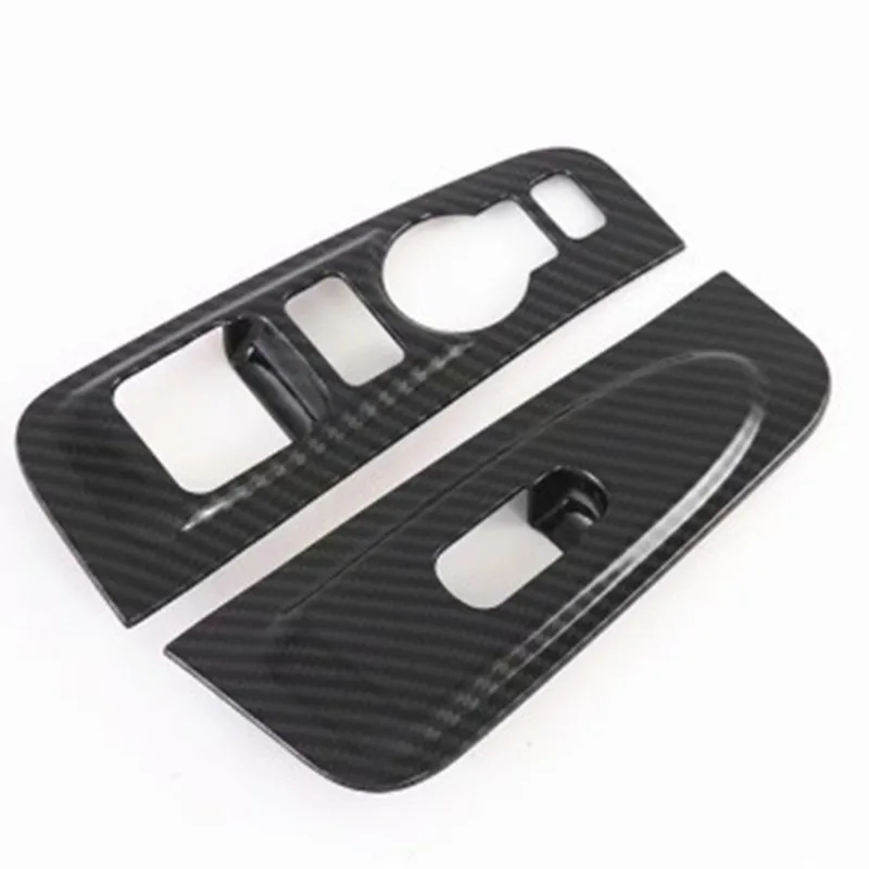 

Carbon Fiber Color Car Window Lift Cover Panel trim For Hyundai Startex MPV H-1 Wagon Car 2018