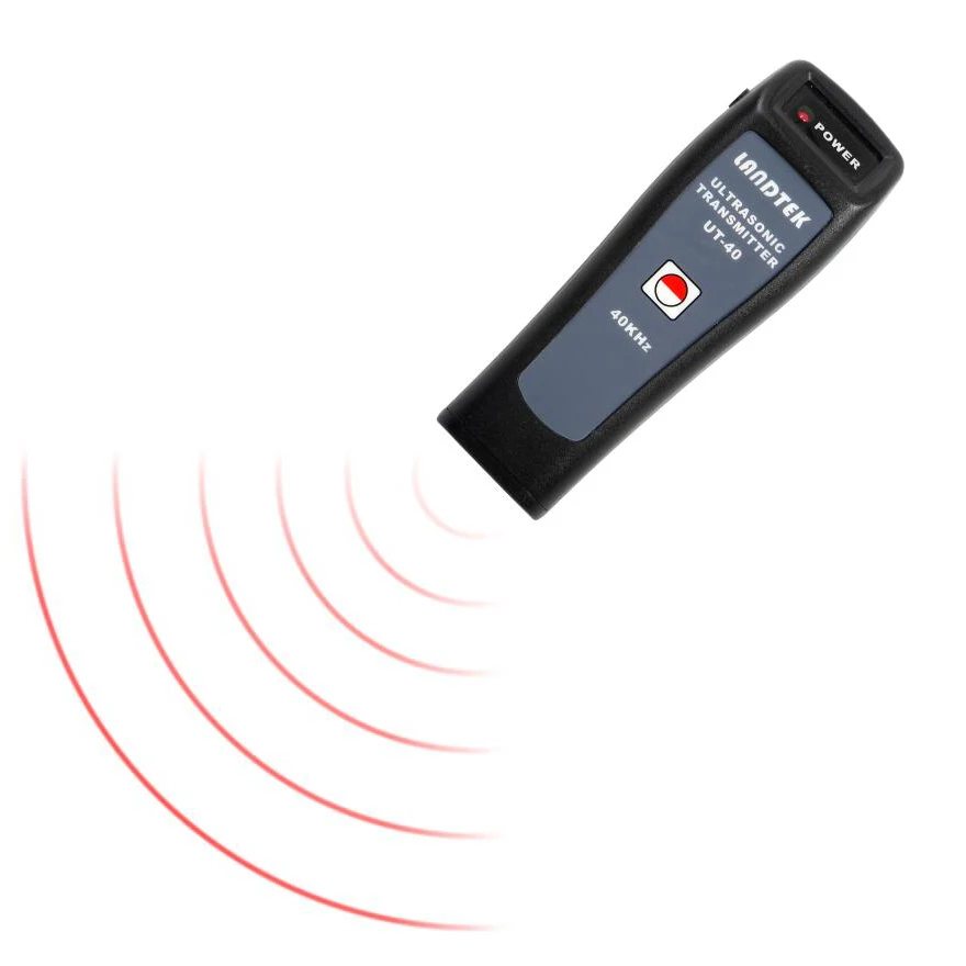 

LANDTEK UT-40 Ultrasonic Transmitter Use For Measure the Leakage of the System with Ultrasonic Detector,Air Leaks Around Door.