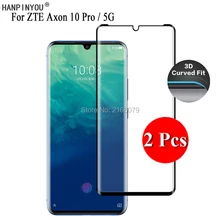 2 шт. для zte Axon 10 Pro/5G 6,4" 9 H ультра тонкий 3D изогнутый полный экран протектор Закаленное стекло Защитная пленка