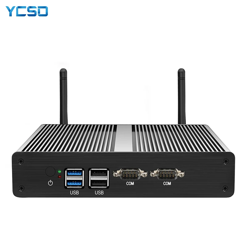 YCSD мини ПК Intel Celeron J1900 Windows 10 8 Гб Оперативная память 120 ГБ SSD 300 Мбит/с Wi Fi двойной