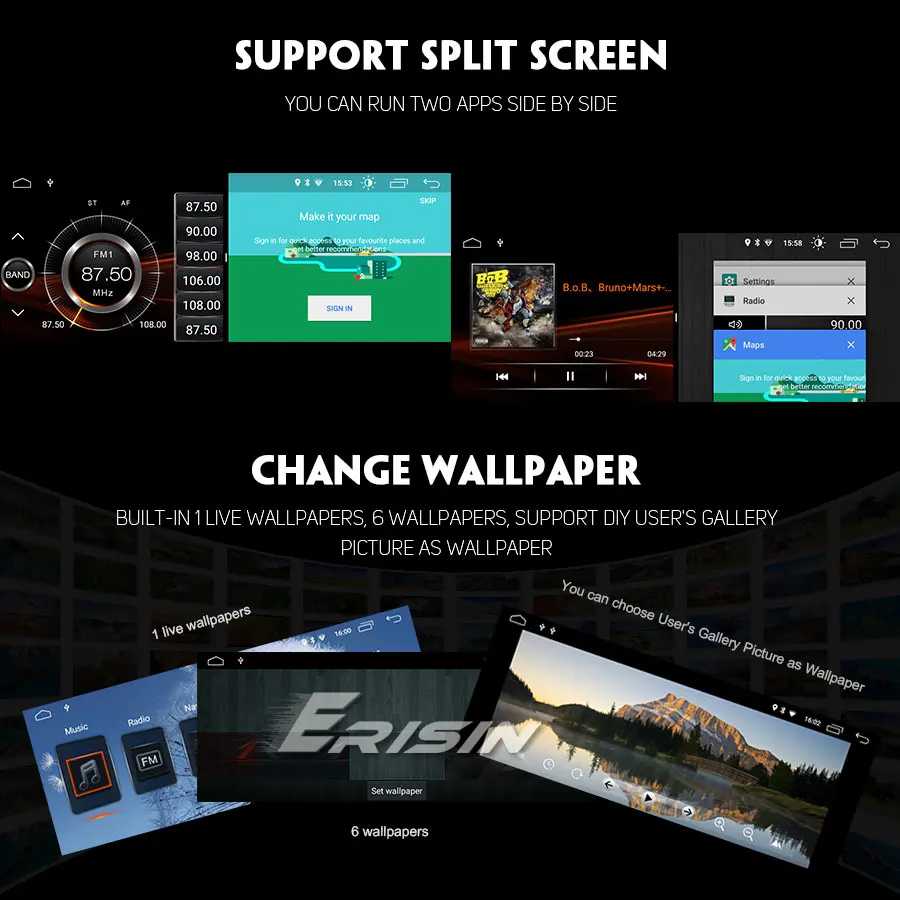 Erisin ES2903B 10,2" Автомобильный мультимедийный плеер Авто Радио Android 9,0 DAB+ DVR OBD gps для BMW 5er E39 E53 X5 M5